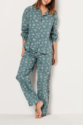 Blouse Wallen - Donkergroen