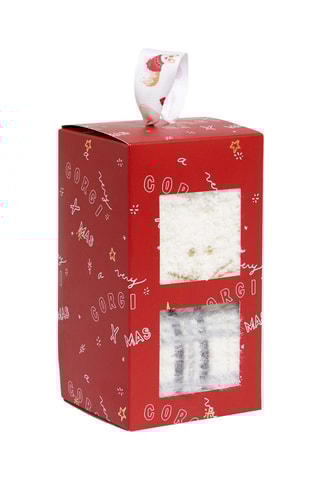 2 paia di calze Greg - Grigio chiaro