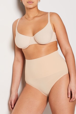Slip Hoge Taille Powery - Beige