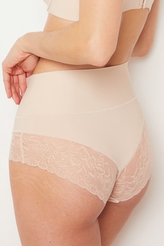 Slip met hoge taille- Beige