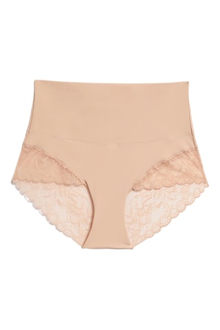 Slip met hoge taille- Beige