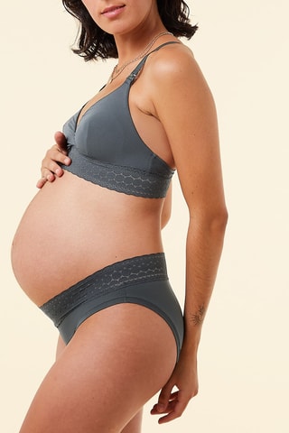 Zwangerschapsslip  Blauw