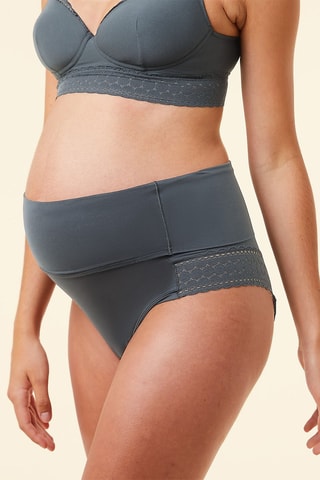 Zwangerschapsslip met hoge taille  Blauw