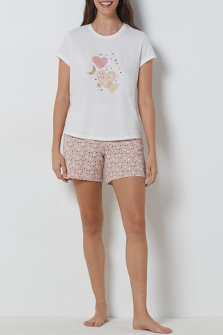 Pyjama Vangelis - Wit en Nude