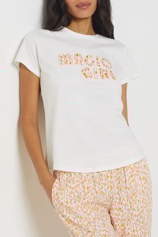 Pyjamashirt Peewee Spe- Wit