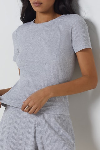 T-shirt Coly -  Lichtgrijs