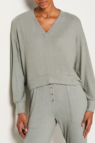 Sweater Lulaby - Gemêleerd Olijfgroen