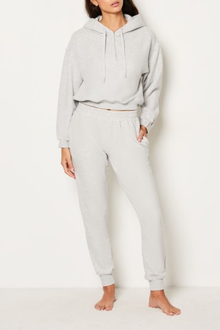 Sweater met Capuchon Lowen - Gemêleerd Grijs