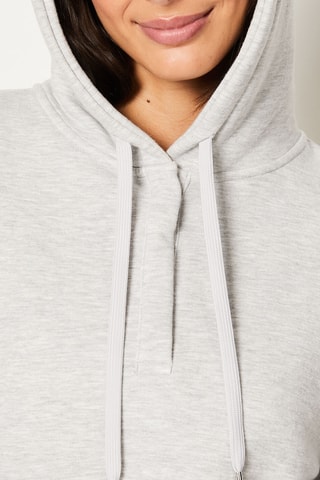 Sweater met Capuchon Lowen - Gemêleerd Grijs