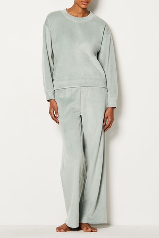 Velours Sweater Lorenn - Kaki