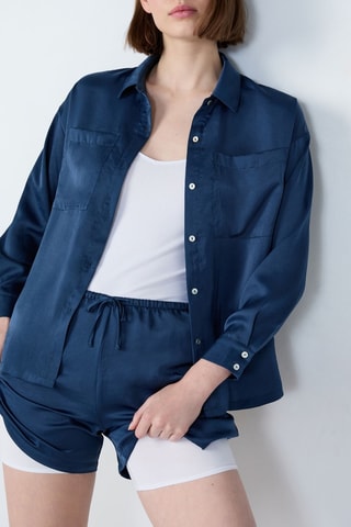 Short Sleepy - Marineblauw