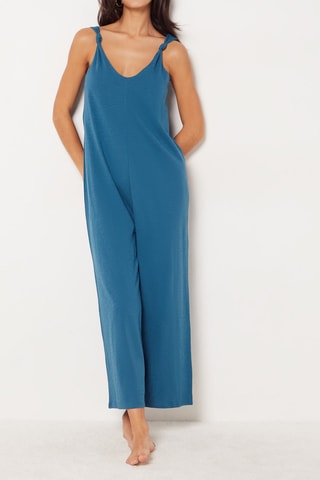 Pyjamajumpsuit Odes - Petrolblauw