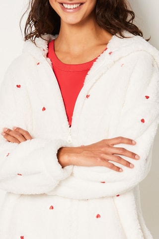 Jumpsuit met Capuchon Gille - Ecru