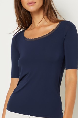 Top Warm - Marineblauw