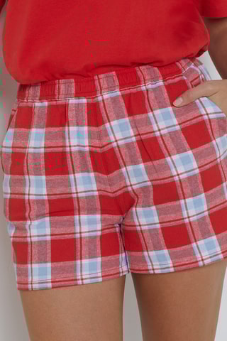 Pyjamashort Sigvardspe - Rood