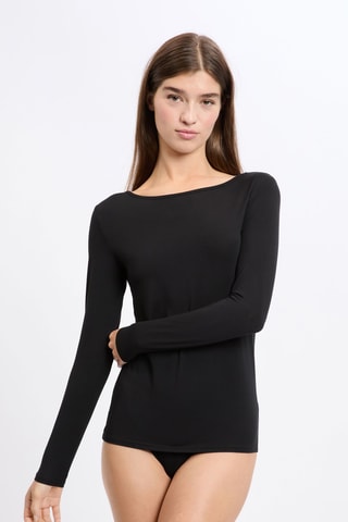 Top Warm me up - Zwart