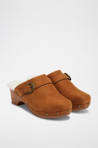 Gevoerde Clogs Bridget - Bruin