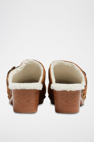 Gevoerde Clogs Bridget - Bruin