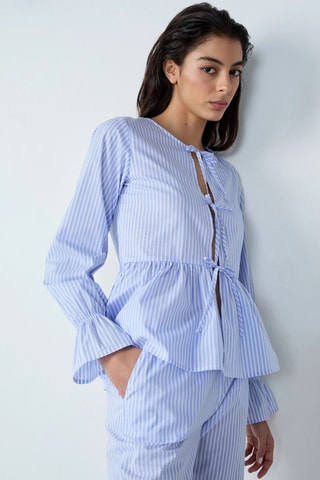 Blouse Poppi - Hemelsblauw