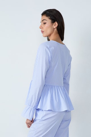 Blouse Poppi - Hemelsblauw