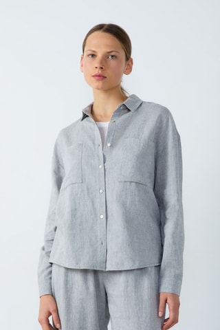 Linnen Blouse Isame - Kaki