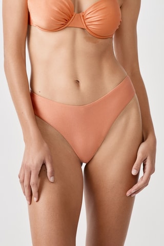 Bikinibroekje Hoge Taille Mooka - Oranje