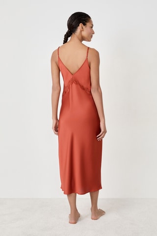 Slipdress Reny - Bruin