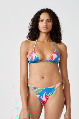 Slip bikini Hibiscus - Verde
