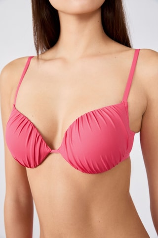 Reggiseno bikini push-up Luarca - Rosa
