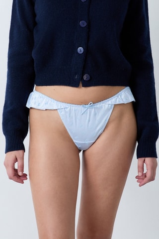 String Voleuse - Lichtgrijs