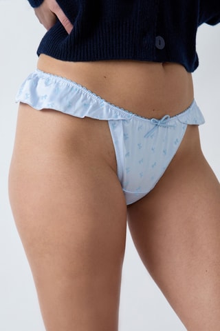 String Voleuse - Lichtgrijs