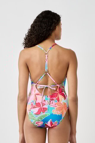 Badpak Hibiscus - Turquoise en Lichtgroen