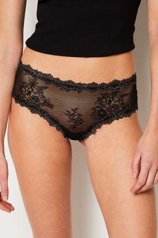 Hipster Hoge Taille - Zwart