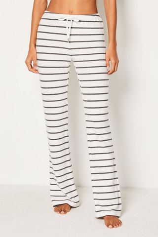 Pyjamabroek - Wit en Antraciet