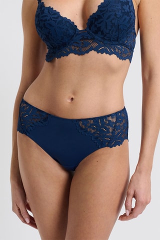 Slip Hoge Taille - Marineblauw