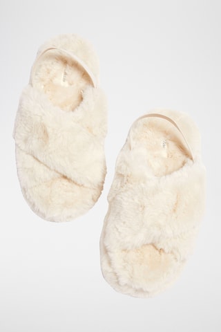 Pantoffels - Ecru