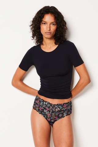 Slip Hoge Taille - Zwart