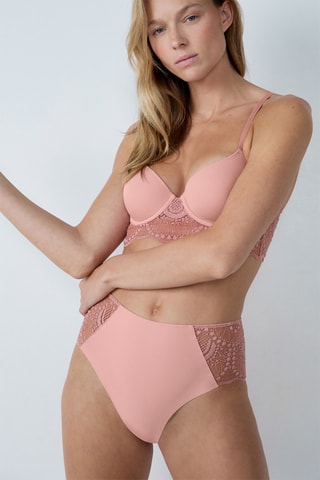 Slip Hoge Taille - Roze