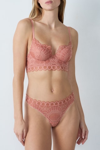 Slip Hoge Taille - Terracotta