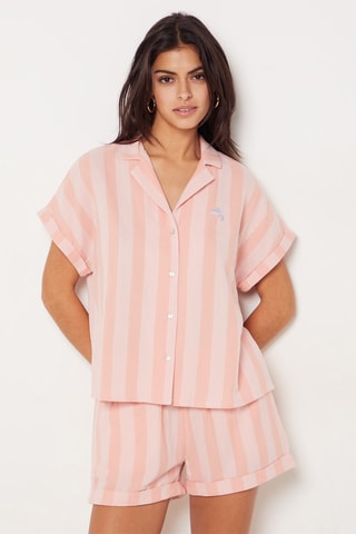 Pyjamabroek - Roze en Abrikooskleurig