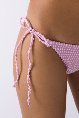 Slip bikini - Rosa e bianco