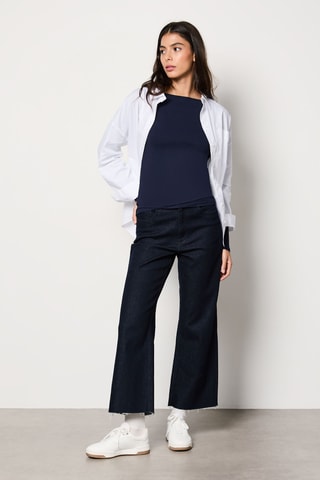 T-shirt Warm Me Up - Marineblauw