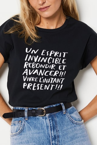T-shirt - Zwart