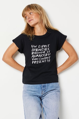 T-shirt - Zwart