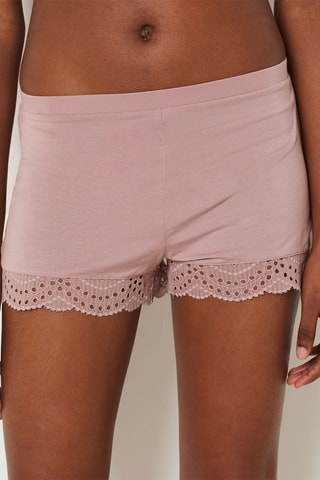 Pyjamashort - Lichtpaars