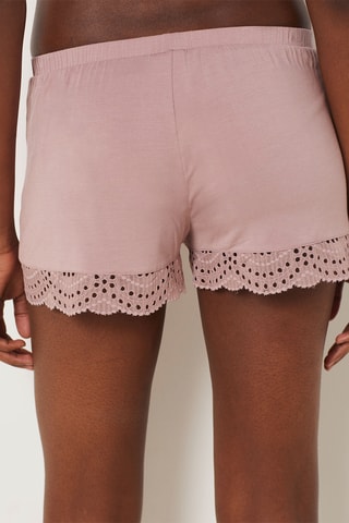Pyjamashort - Lichtpaars