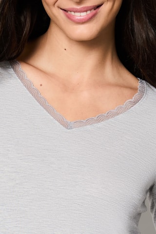 T-shirt Warm Me Up - Gemêleerd Grijs