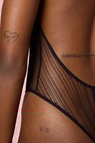 Mouwloze Bodysuit - Zwart