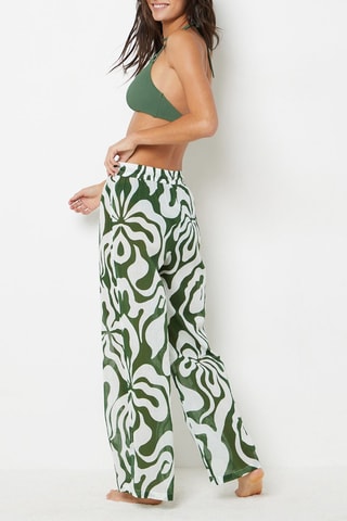 Strandbroek - Donkergroen