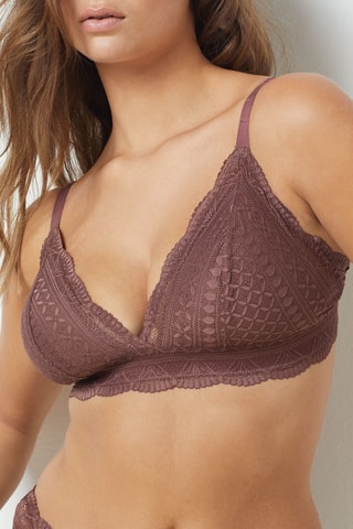 Reggiseno push-up Idole - Marrone